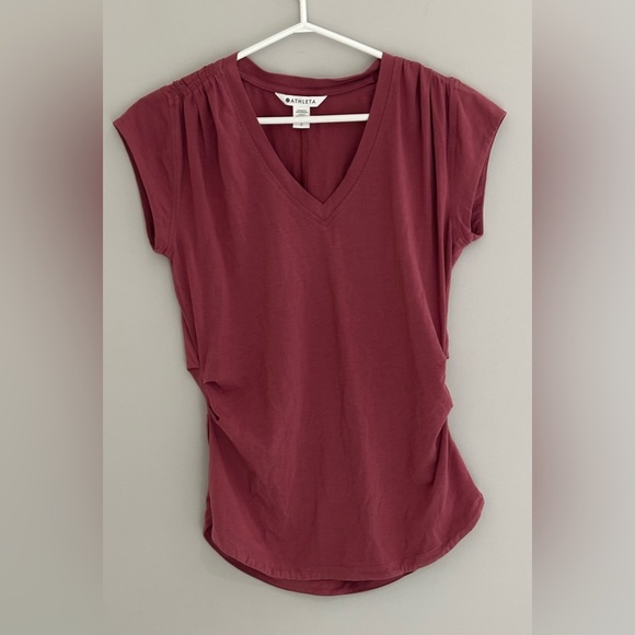 Athleta: Women’s Short Sleeve Shirt- Size Small - Picture 1 of 9